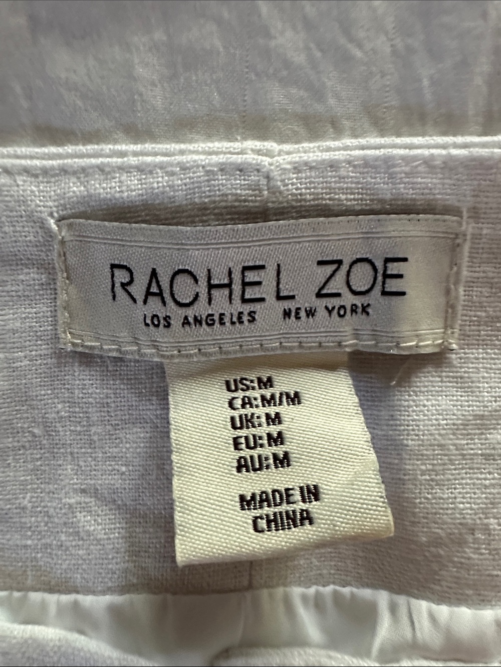 NWOT Rachel Zoe White Linen Sleeveless Button-Front Vest - Picture 2 of 9